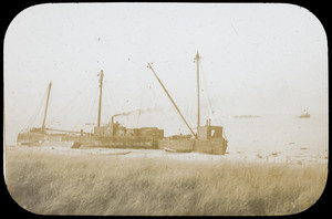 Two vessels on the Cape Cod Canal