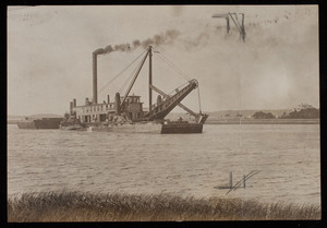Dredge at Cape Cod Canal