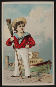 Trade card for Pearline Soap, James Pyle, New York, undated