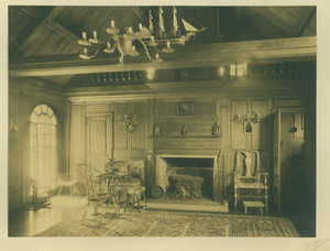 Interior view of Garden Cottage, Hamilton House, South Berwick, Maine