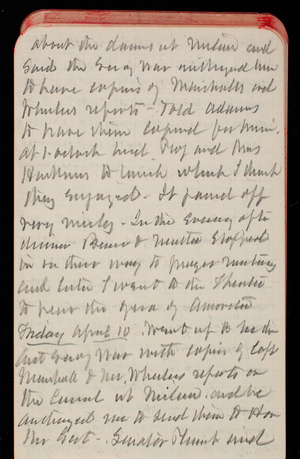 Thomas Lincoln Casey Notebook, February 1890-May 1891, 59, about the dams at [illegible]