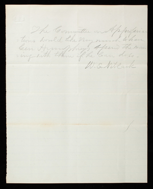 W. E. Niblack to Thomas Lincoln Casey, April 20, 1870; Colonel A. A. Humphreys to Thomas Lincoln Casey, April 29, 1870
