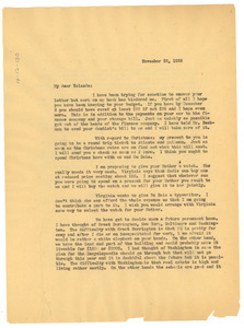 Letter from W. E. B. Du Bois to Yolande Du Bois Williams