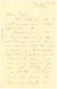 Letter from Yolande Du Bois to W. E. B. Du Bois