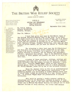 Letter from Dorothea G. Norton to W. E. B. Du Bois