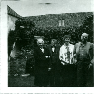 Elizabeth Moos, W. E. B. Du Bois, Hazel and Paul Strand in Paris