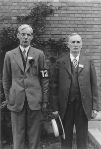 George S. Fowler and Fred H. Fowler at their respective class reunions