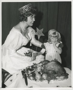 Susan Rainer and Susie Renken with turkey