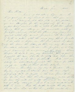 Letter from Abby Kelley to Erasmus Darwin Hudson