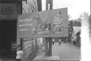Anti-communist billboard in Phu Quoc Island.