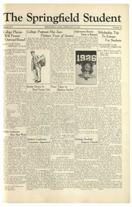 The Springfield Student (vol. 16, no. 16) February 12, 1926