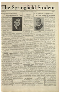 The Springfield Student (vol. 18, no. 6) November 11, 1927