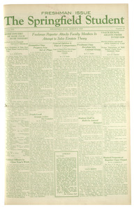 The Springfield Student (vol. 19, no. 19) March 8, 1929