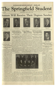 The Springfield Student (vol. 19, no. 30) June 7, 1929