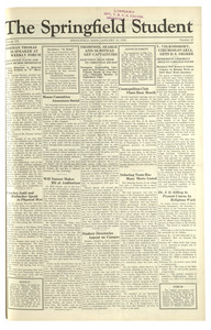 The Springfield Student (vol. 20, no. 10) January 10, 1930