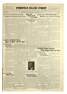 The Springfield Student (vol. 27, no. 20) January 27, 1937 - Digital ...