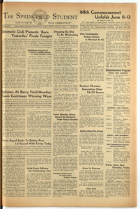 The Springfield Student (vol. 41, no. 23) May 21, 1954