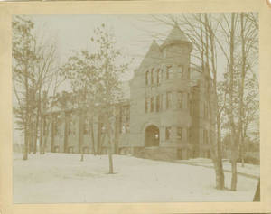 East Gymnasium in the winter