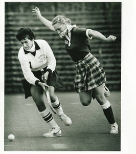 Springfield College Field Hockey Player Competing in the Northeast Regional Championship, 1980