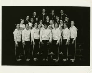 1980-1981 Springfield College women's gymnastics team