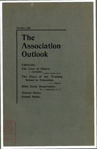 The Association Outlook (vol. 9 no. 1), November, 1899