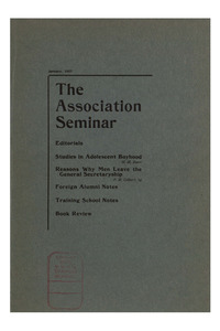 The Association Seminar (vol. 15 no. 4), January, 1907