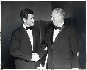 Massachusetts Senator Edward Kennedy and Mayor John F. Collins
