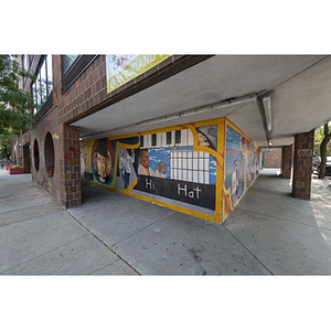 Harriet Tubman House The Honor Roll Mural from corner