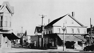 Corner of Main and Centre Streets, 1930