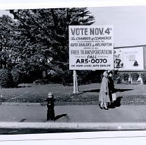 Voting billboard