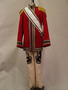 Arms and the Man jacket and trousers