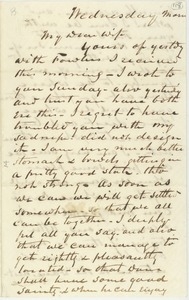 Letter from Erasmus Darwin Hudson to Martha Turner Hudson