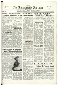 The Springfield Student (vol. 44, no. 07) Nov. 09, 1956