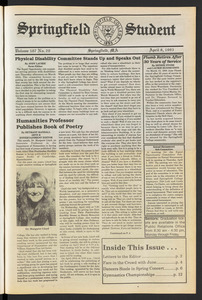 The Springfield Student (vol. 107, no. 21) Apr. 8, 1993