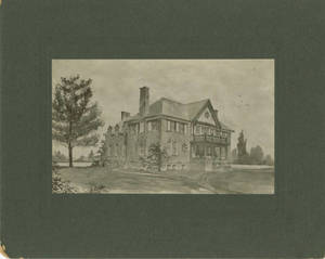 Painting of Woods Hall