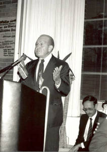Dr. Kidess Speaking at International Center 25th Anniversary (1990)