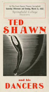 Ted Shawn and his dancers at Court Square Theater, Springfield (March 11, 1933)