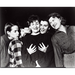 Cast from "Five Lesbian Brothers."
