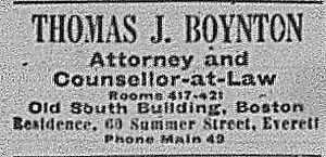 Attorneys - Thomas J. Boynton
