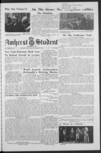 Amherst Student, 1964 March 9
