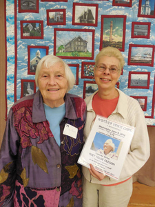 Marian Peck and Hilde Oleson at the Provincetown Mass. Memories Road Show