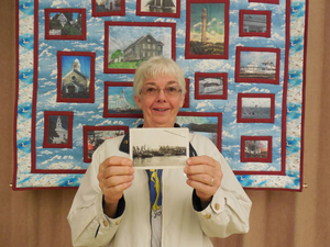 Patricia Benatti at the Provincetown Mass. Memories Road Show