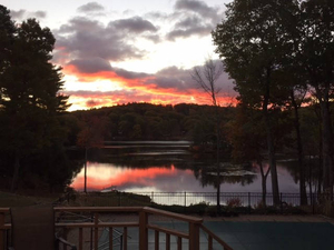 Sunrise on Thompson Pond