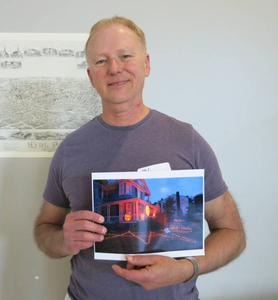 Greg Lovell at the Hyde Park Mass. Memories Road Show