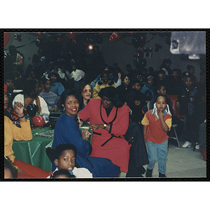 Children attend a Black History celebration