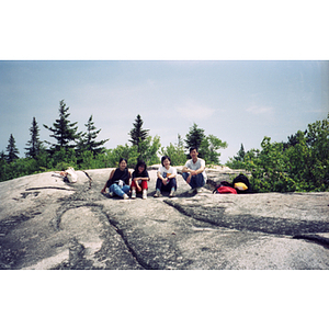 Association members hiking in New Hampshire