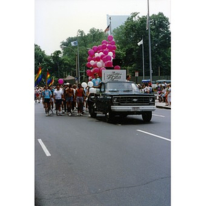 Boston Gay Men's Chorus parade float