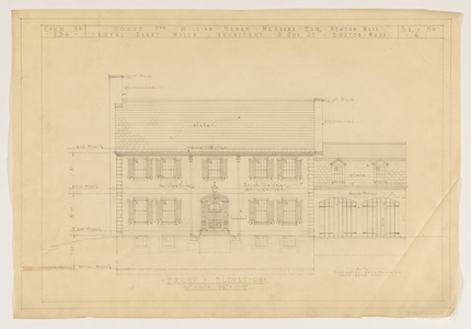 William Henry McAdams house, Newton, Mass.