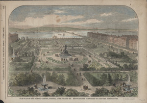 "Our Plan of the Public Garden, Boston, As It Should Be. Respectfully Submitted to the City by the Authorities."