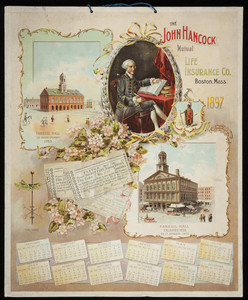 Calendar for John Hancock Mutual Life Insurance Company, Boston, Mass., 1897